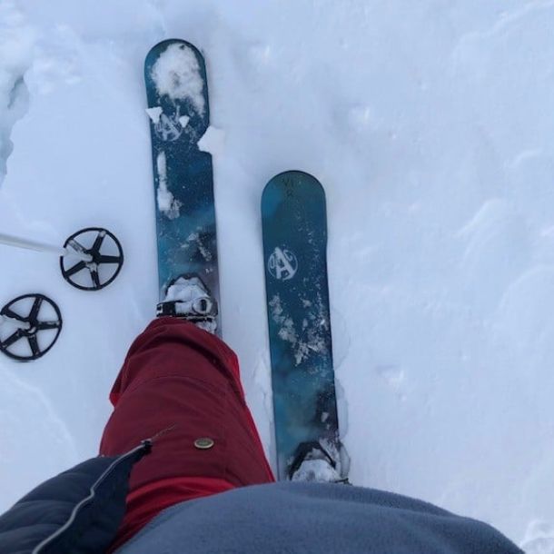 Short Skis & Poles