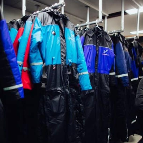 Winter outdoor clothing set