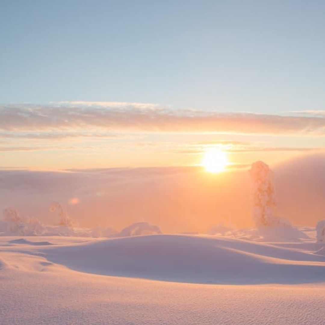 Sport cross country skiing in Saariselkä
