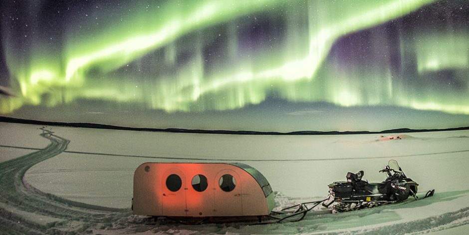 Private: Northern Lights chase in heated sleigh - Visit Inari, Finland, Lapland