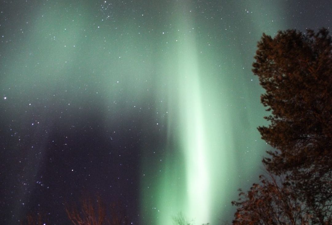 Northern lights in Inari Lapland Finland. Photo by Miika Leivo.
